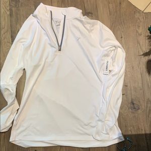 Old navy active white pull over size L